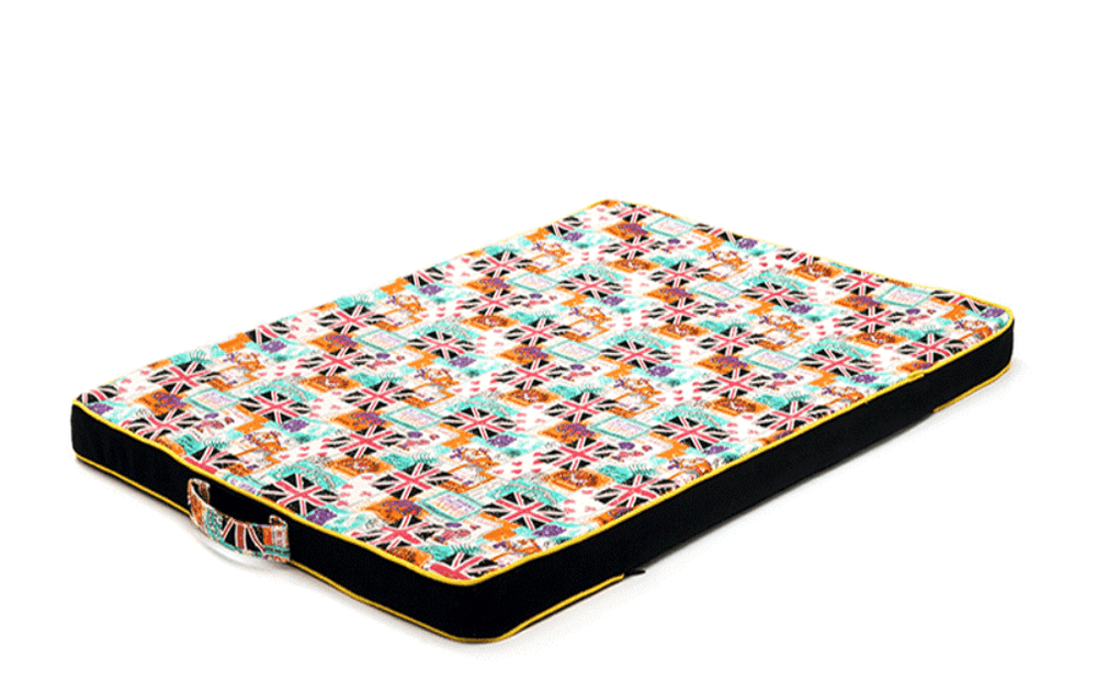 Pet Printing Canvas Dog Mats - Thickened Comfort