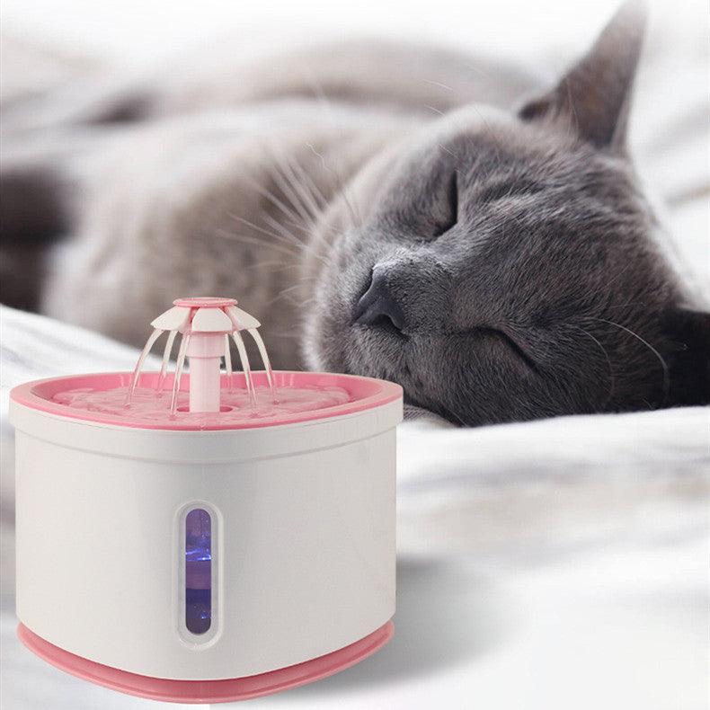 Automatic Pet Water Fountain with LED Electric USB