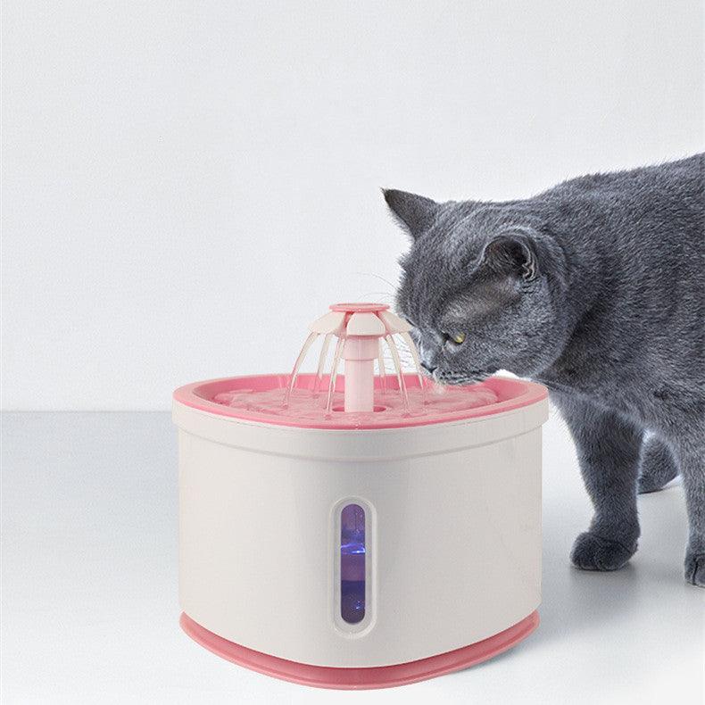 Automatic Pet Water Fountain with LED Electric USB