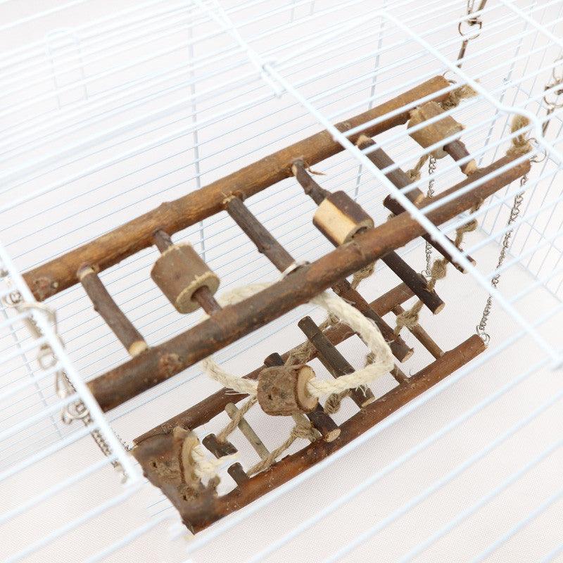 Wooden Suspension Bridge Climbing Toy