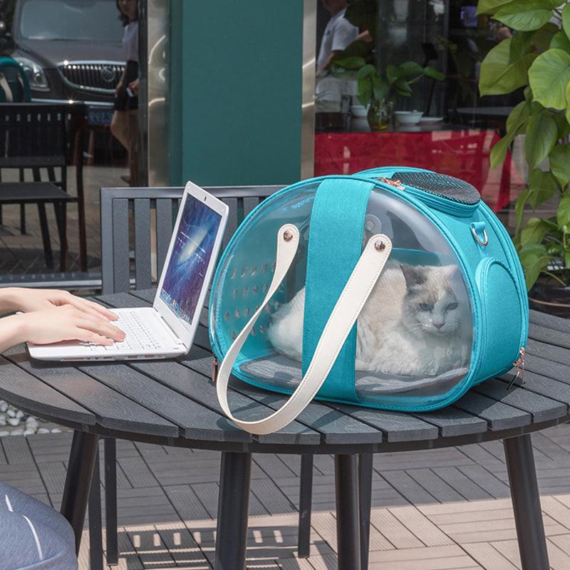 Transparent Puppy Cat Cane Backpack