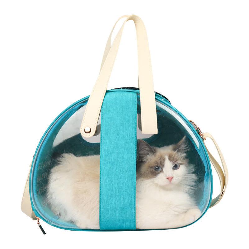 Transparent Puppy Cat Cane Backpack